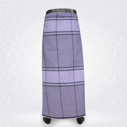 Black and White Grey Checked Cotton Lungi